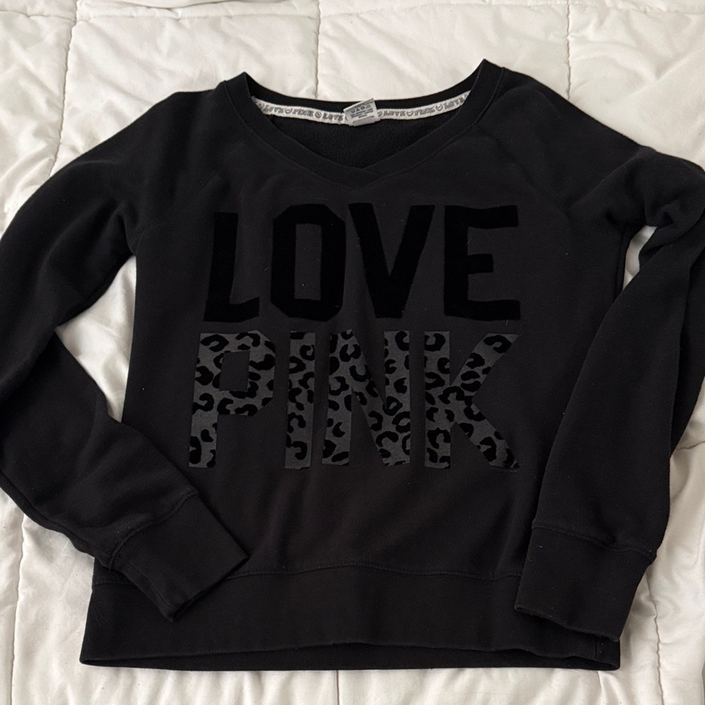 Black Love Pink Sweatshirt